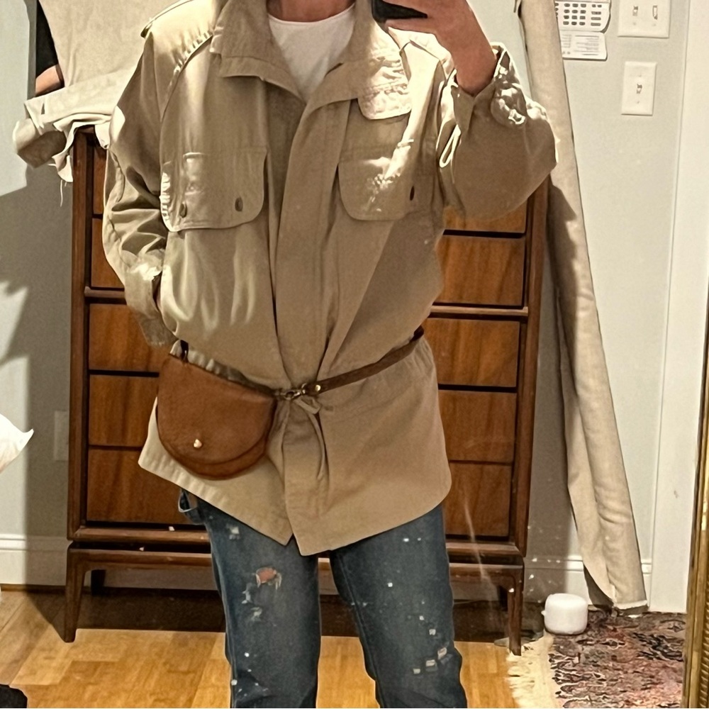 Vintage Early 80’s Khaki utility Jacket